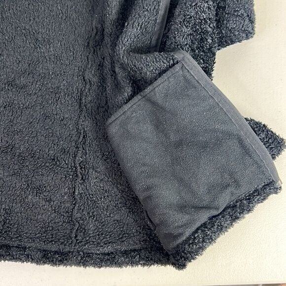 PATAGONIA black zip up sweater collared sz XS thick chunky warm cozy jacket coat - Picture 6 of 6